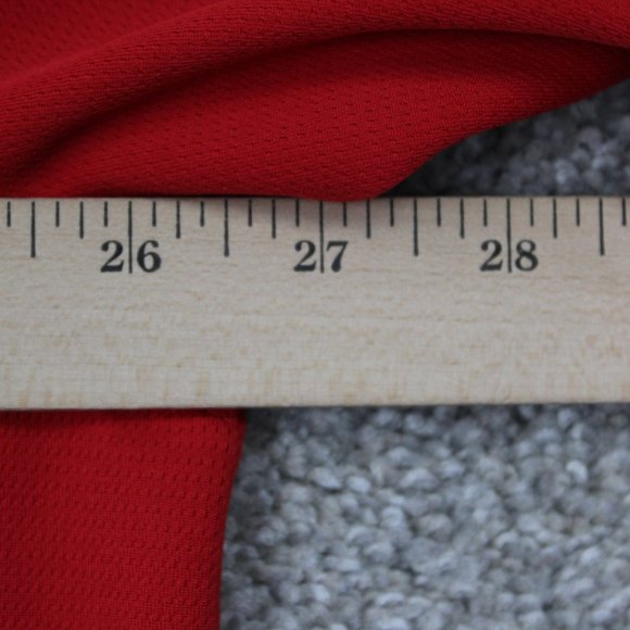 Nike Ohio State Buckeyes Polo Shirt Mens 2XL XXL Red Dri-Fit Pearl Snap S/S - Picture 14 of 16